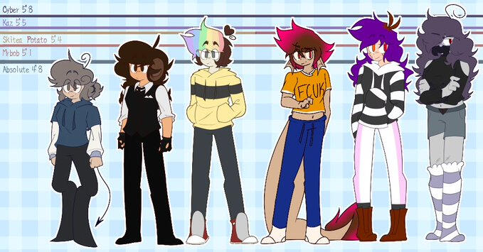 @Kazoo7177, @skitea_reloaded, @TmWedge, @mrbobhimself &amp; @itzzyartzz on twt